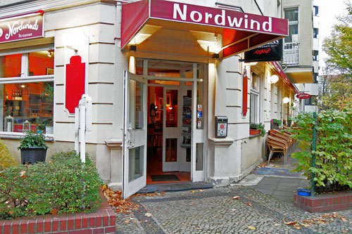 Der Eingang zum Restaurant Nordwind